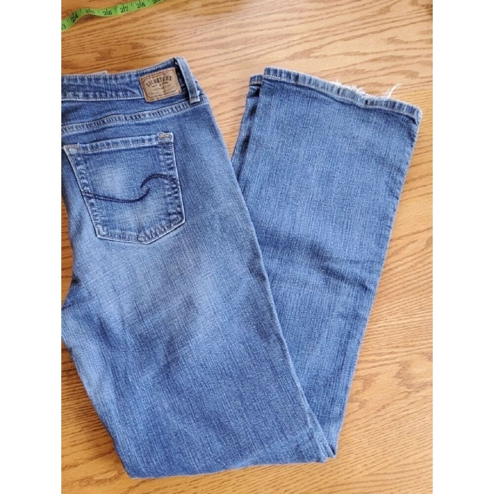 59 Signature by Levi Strauss Medium Blue Low-rise Boot-cut Women's Jeans SZ 14 L